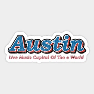 Austin Live Music Sticker